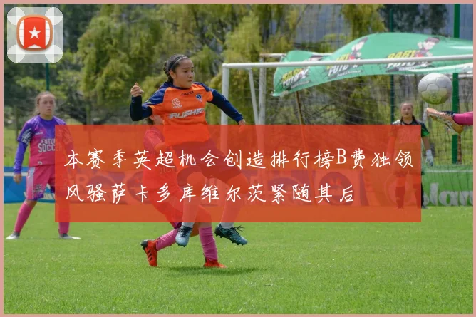 本赛季英超机会创造排行榜B费独领风骚萨卡多库维尔茨紧随其后